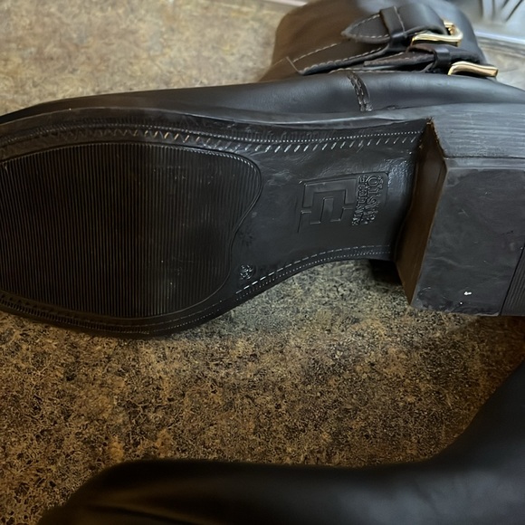 NWT Emanuele‎ Crasto Double Buckle Moto Boots Brown Leather Italy  sz 39/ US 8.0 - Picture 7 of 9